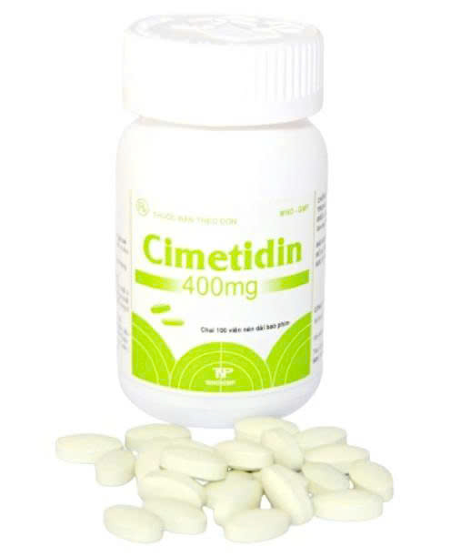 CIMETIDINE 400mg (Nén, C/100v)